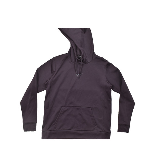 Nike Dri-FIT Men's Black Pullover Hoodie Sweater Regular Size M Center Swoosh - Picture 1 of 8